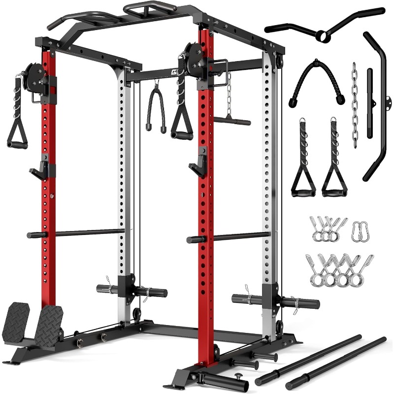 Squat Rack Power - قفص القوة DP01، رف تمارين القرفصاء