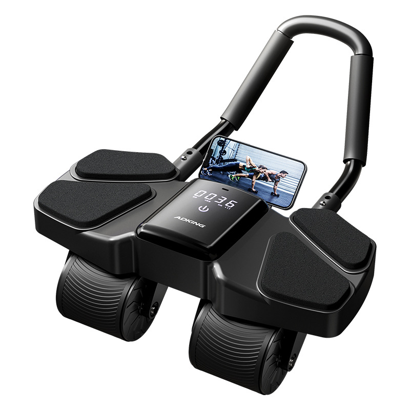 Ab Roller Wheel - جهاز تدريب البطن المحمول بأربع عجلات