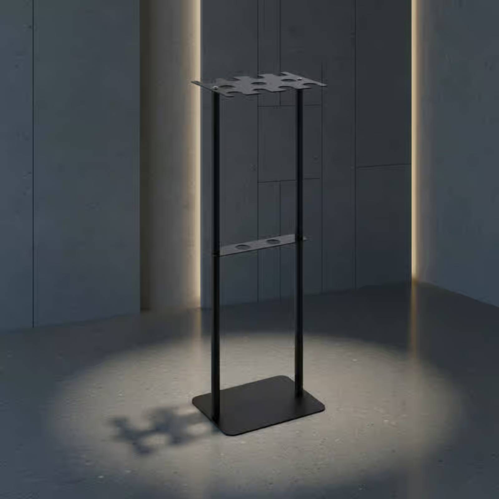 Home Gym Rack - حامل عرض وتخزين معدني متنقل للكرات