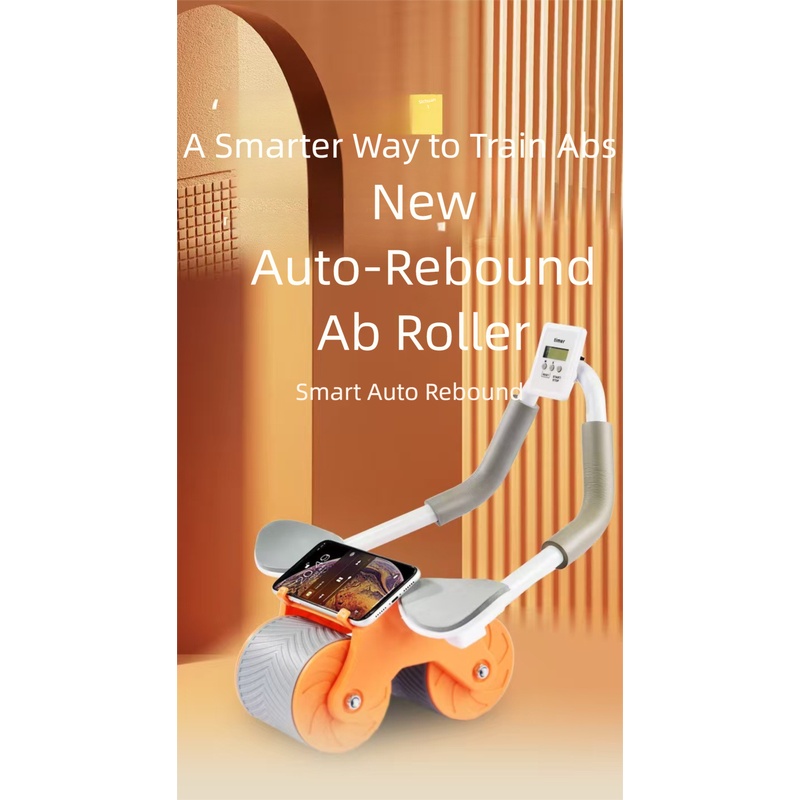 Ab Roller Wheel - عجلة تمارين البطن ذاتية الارتداد مع