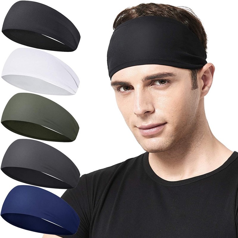 Home Gym Aesthetic - عصابة رأس رياضية للجري واللياقة البدنية،