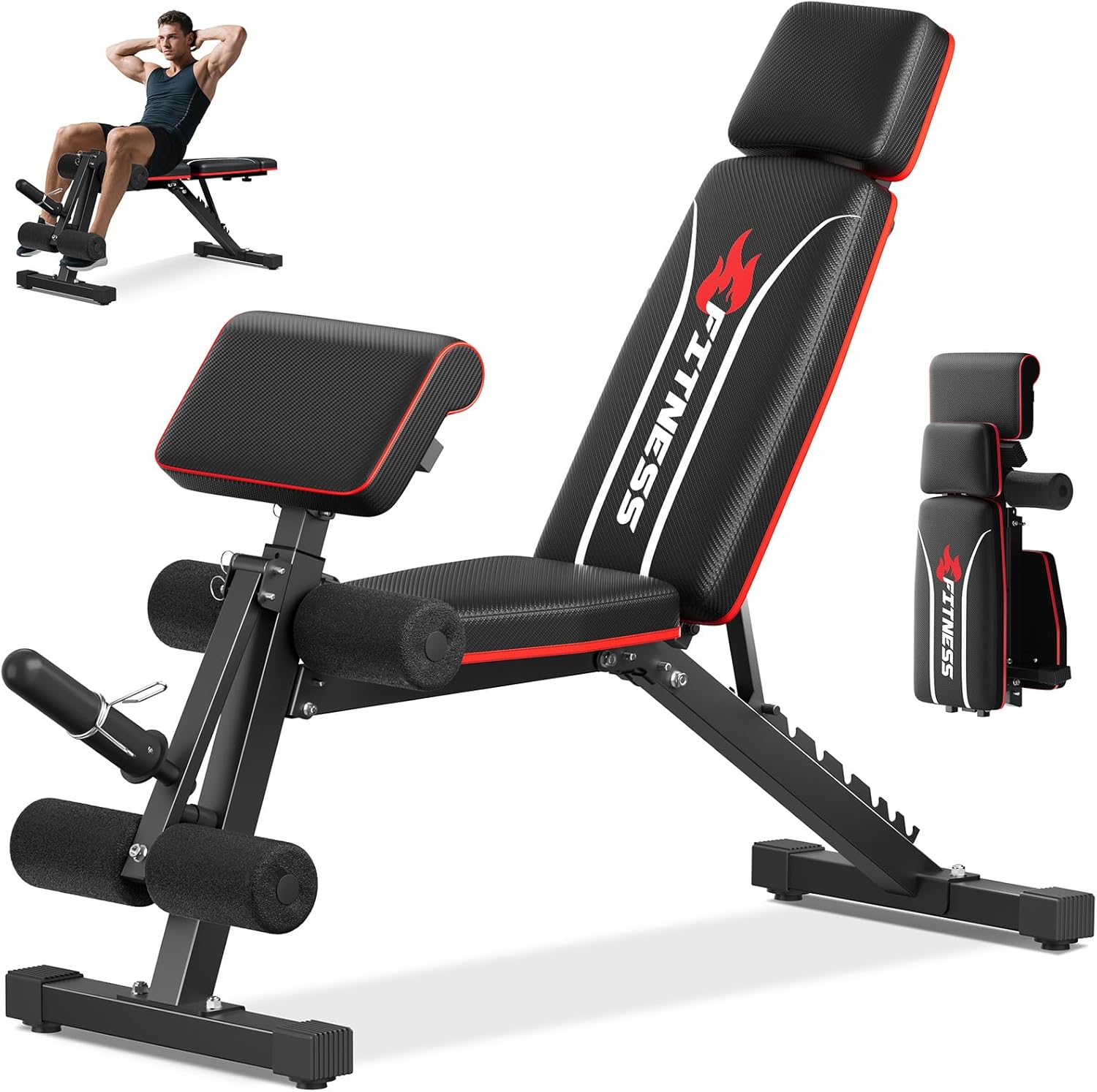 Home Gym Weight - مقعد أوزان قابل للطي للصالة الرياضية
