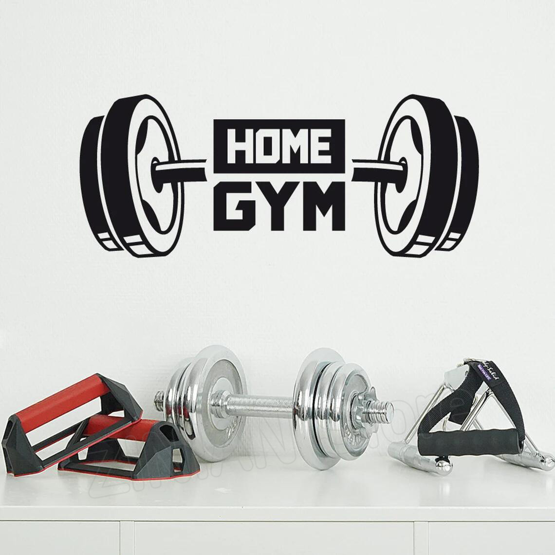 Home Gym Aesthetic - ملصقات الحائط لتزيين الصالة الرياضية واللياقة