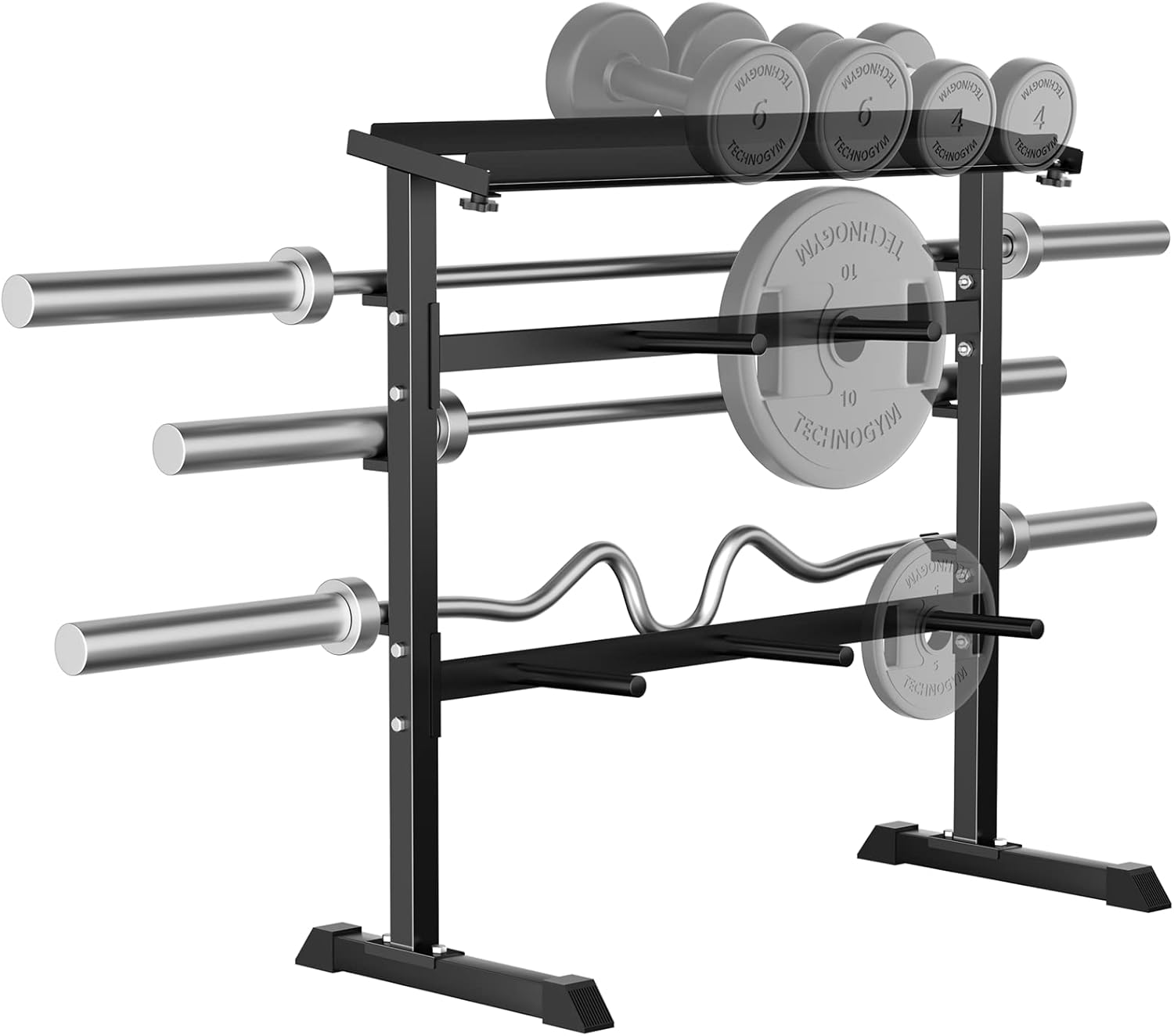 رف تخزين الأوزان لتدريب القوة  - مراجعة Home Gym Rack وسعره