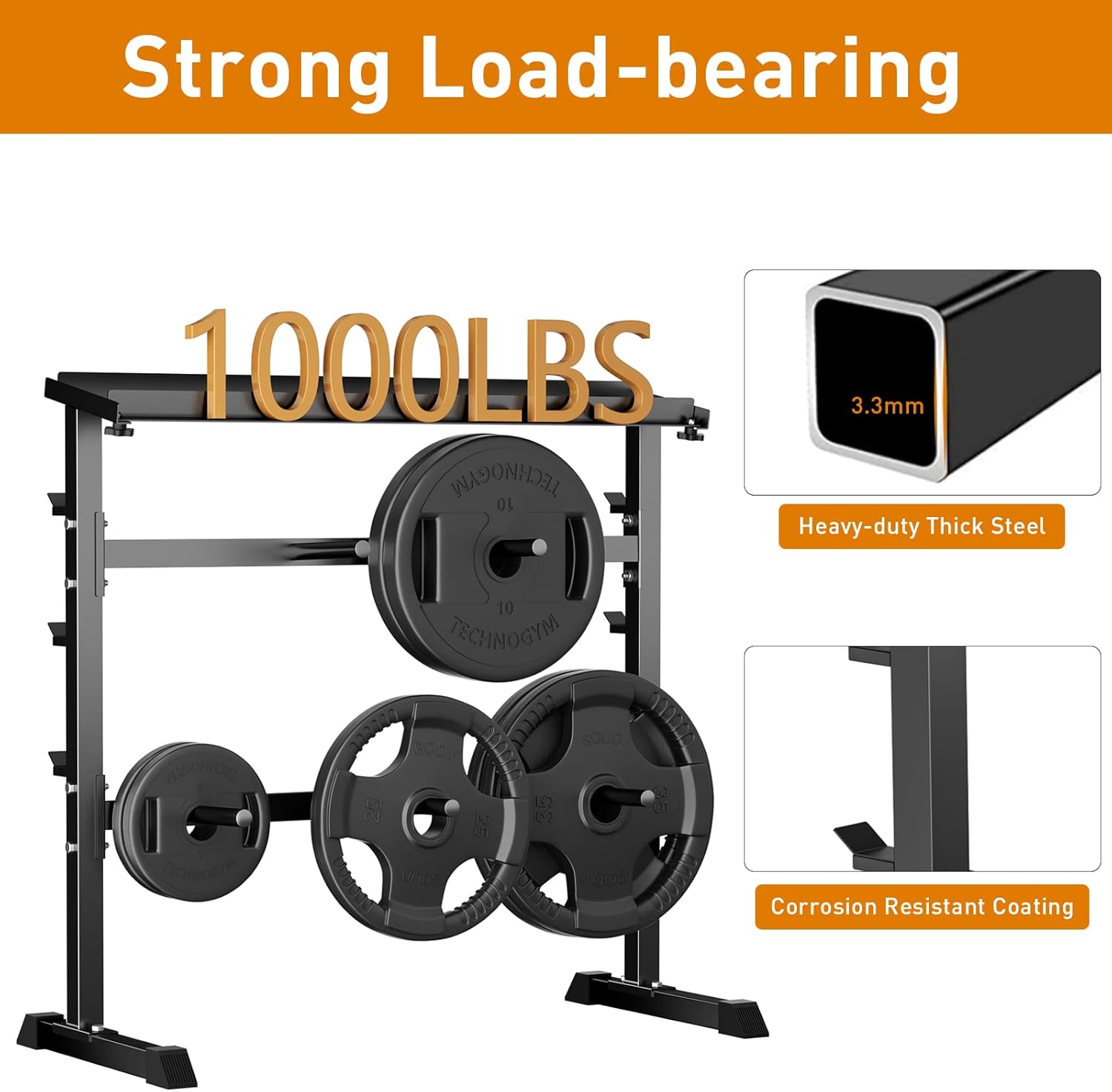رف تخزين الأوزان لتدريب القوة  - مراجعة Home Gym Rack وسعره