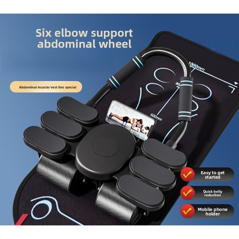 جهاز تمارين البطن بأربع عجلات  - مراجعة Ab Roller Wheel وسعره