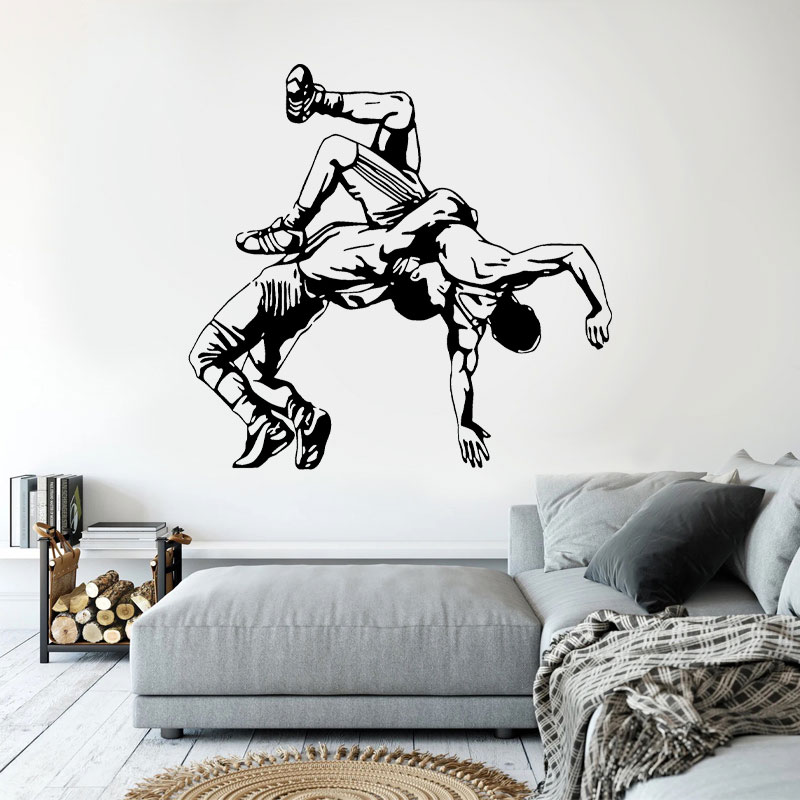 المصارعة رمي صور مطبوعة للحوائ - مراجعة Home Gym Aesthetic وسعره