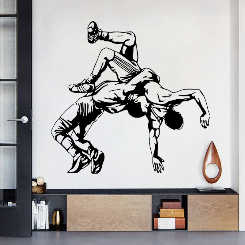 المصارعة رمي صور مطبوعة للحوائ - مراجعة Home Gym Aesthetic وسعره
