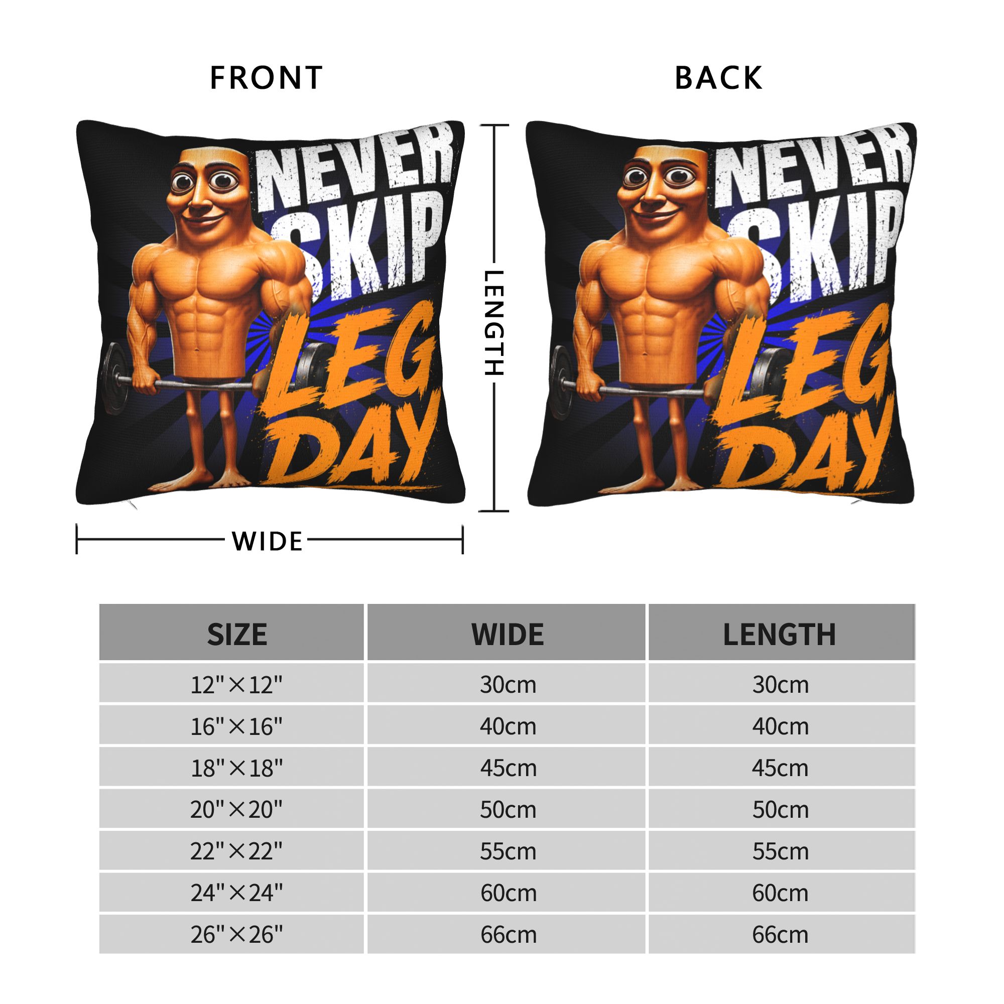 غطاء وسادة بتصميم ميمز رياضي م - مراجعة Home Gym Leg Day وسعره