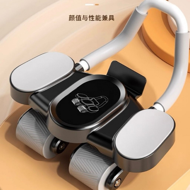 جهاز تمارين البطن بأربع عجلات  - مراجعة Ab Roller Wheel وسعره