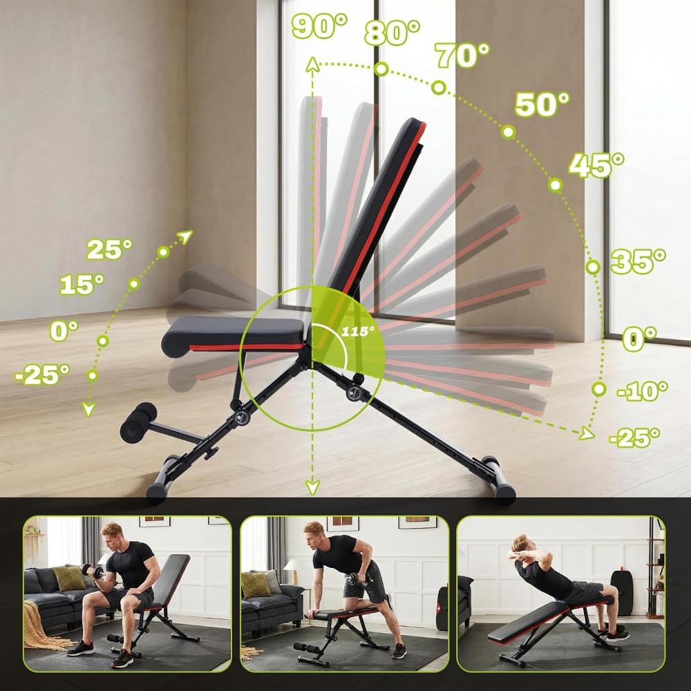 مقعد تدريب قابل للتعديل لتمرين - مراجعة Home Gym Weight وسعره