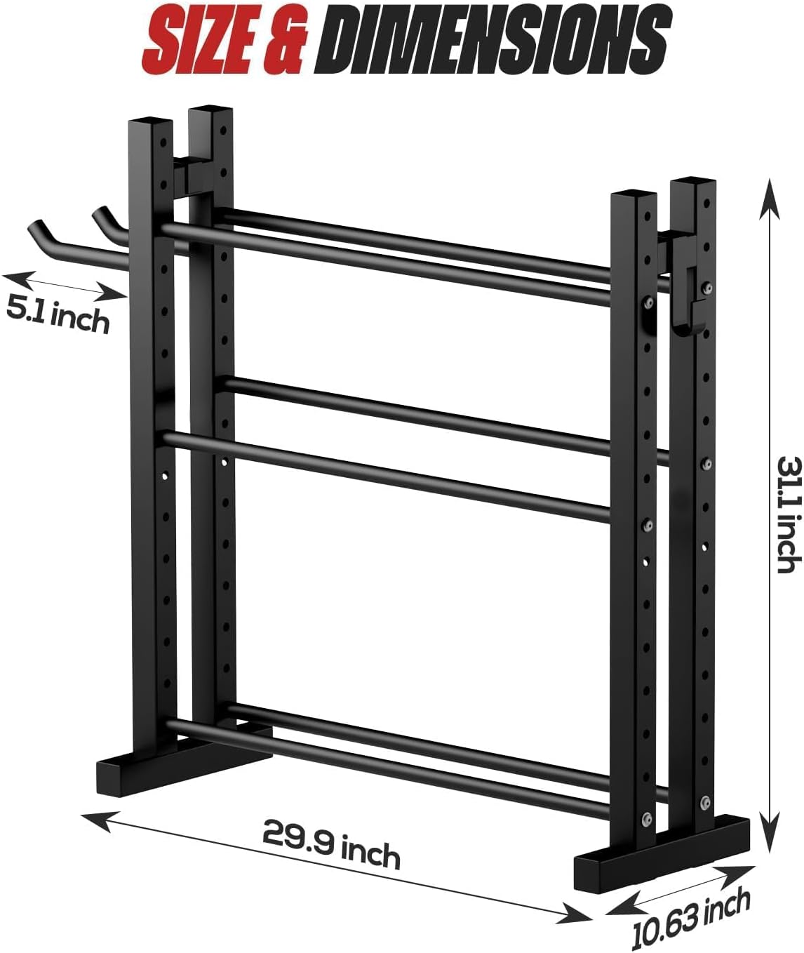 حامل دمبل ثلاثي الطبقات للاستخ - مراجعة Home Gym Rack وسعره