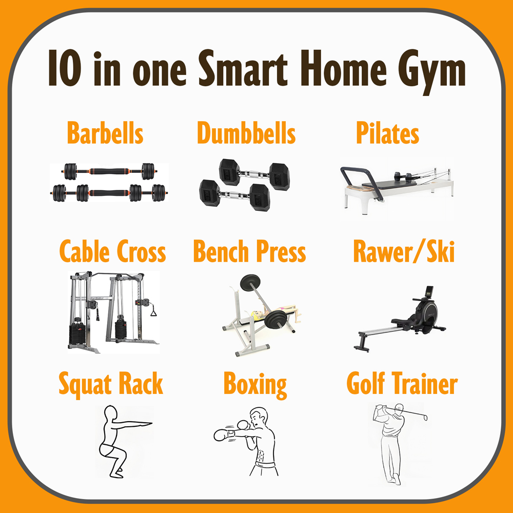 أحدث آلة الصالة الرياضية الذكي - مراجعة Home Gym Price وسعره