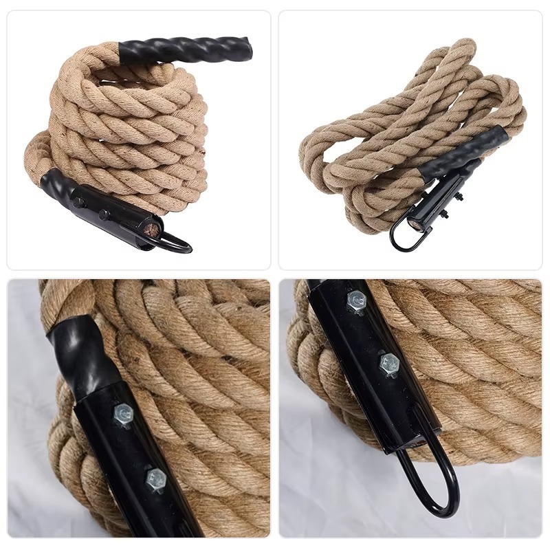 حبل تدريب بطول 9 أمتار مع خطاف - مراجعة Home Gym Leg وسعره