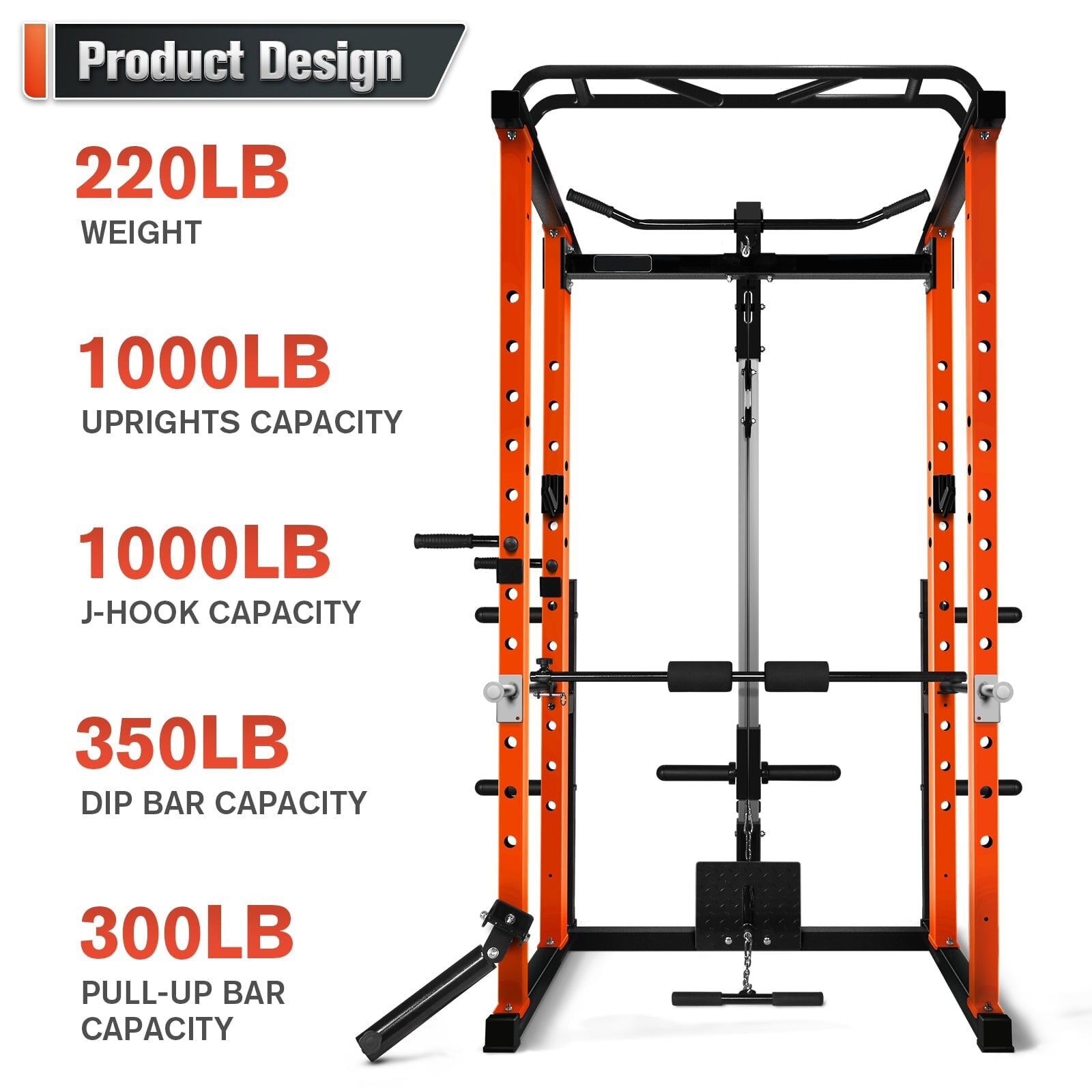 جهاز تدريب القوة متعدد الوظائف - مراجعة Squat Rack Power وسعره