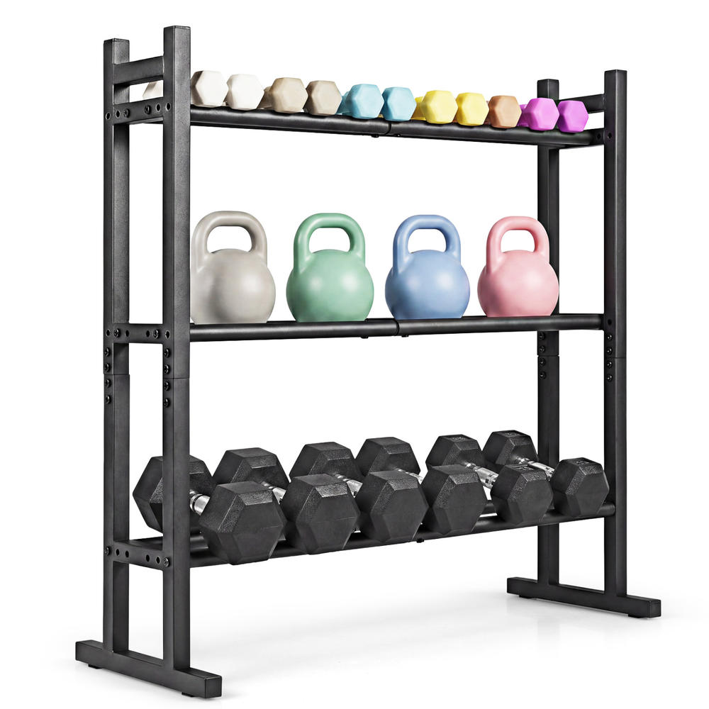 حامل أثقال ثلاثي الطبقات شديد  - مراجعة Home Gym Rack وسعره