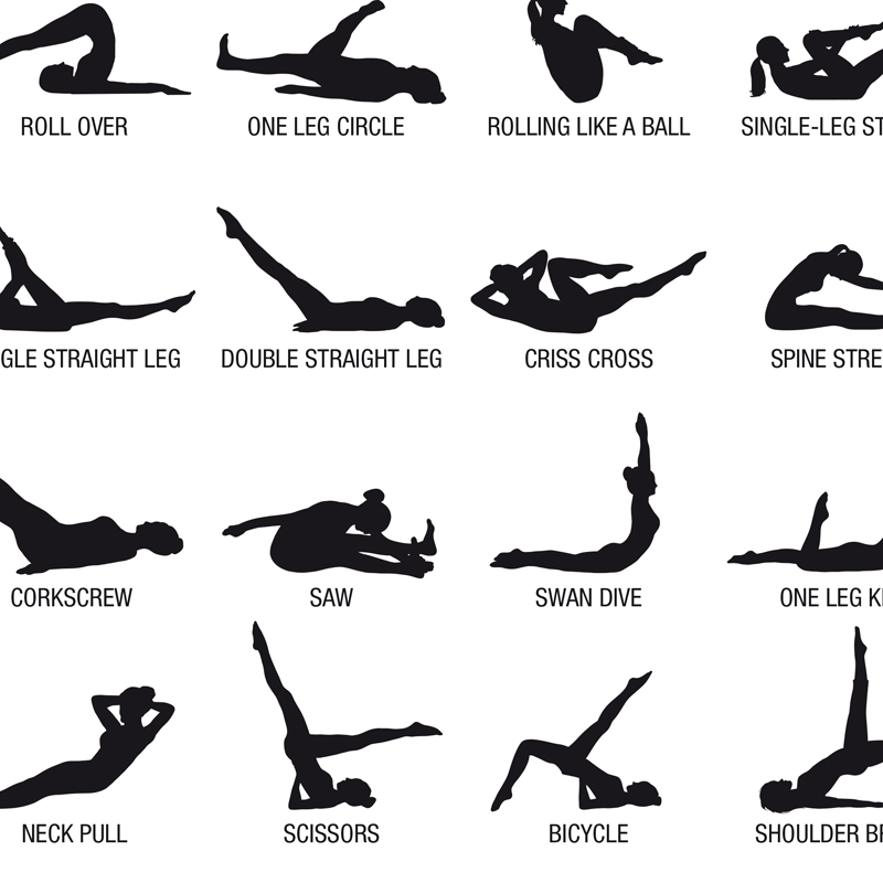 ملصق لوحة تدريبات البيلاتس بدو - مراجعة Home Gym Aesthetic وسعره