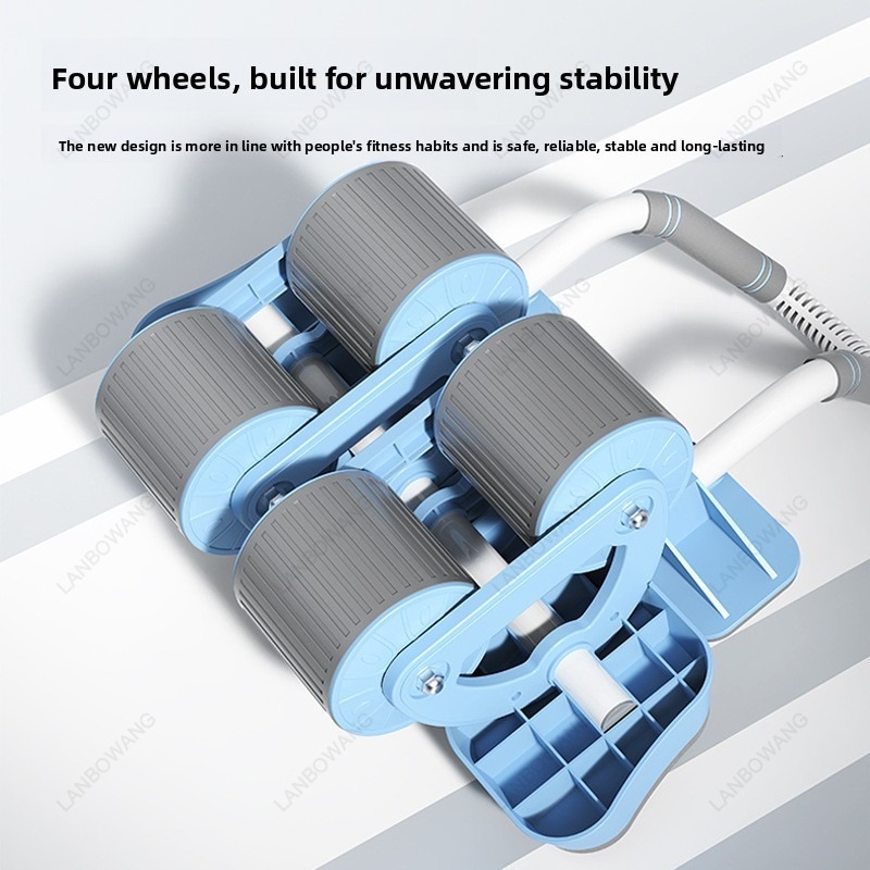 جهاز تمارين البطن الذكي ذو 4 ع - مراجعة Ab Roller Wheel وسعره