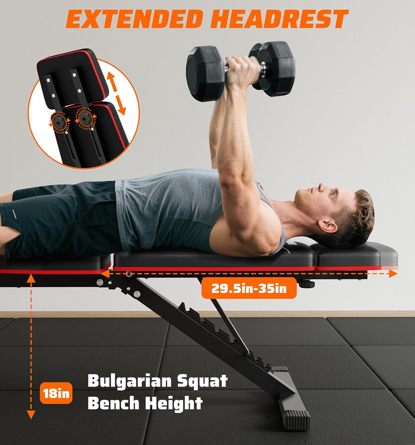 مقعد أوزان قابل للطي للصالة ال - مراجعة Home Gym Weight وسعره